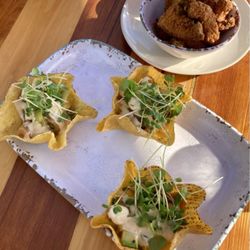 The SandBar Bistro - The tuna tostada was absolutely delicious! the humboldt squid was meatier than I'm used to, but tasty with the aioli dip.