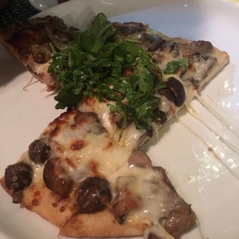 Hob Nob - Mushroom pizza with arugula - very good. Pretty heavy for a small plate so make sure you're hungry! - New American Near Me - Naples, Florida
