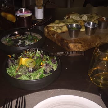 Harvest - Spring harvest salad, farrow porridge and pesto sundries tomato naan - New American Near Me - Las Vegas, Nevada Harvest - Spring harvest salad, farrow porridge and pesto sundries tomato naan - New American Near Me - Las Vegas, Nevada