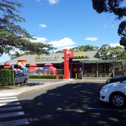 McDonald's - Restaurant front and parking.