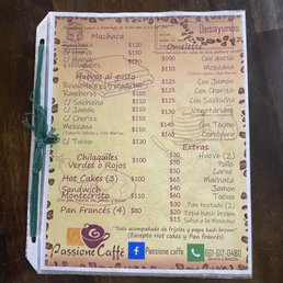 Updated menu