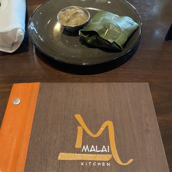 Malai Kitchen - Menu and starter rice with eggplant dip - Thai Near Me - Dallas, Texas Malai Kitchen - Menu and starter rice with eggplant dip - Thai Near Me - Dallas, Texas