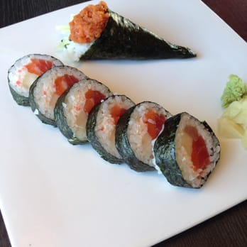 I Love Sushi - Ocean roll and spicy tuna hand roll. - Japanese Near Me - Denton, Texas I Love Sushi - Ocean roll and spicy tuna hand roll. - Japanese Near Me - Denton, Texas