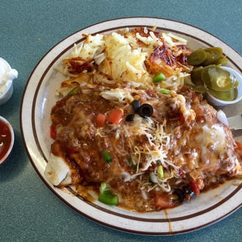 Duke's Diner - #12 breakfast burrito with chili on top...so good that I'll be dreaming of it until I return to Duke's Diner! - Diners Near Me - Olivehurst, California Duke's Diner - #12 breakfast burrito with chili on top...so good that I'll be dreaming of it until I return to Duke's Diner! - Diners Near Me - Olivehurst, California