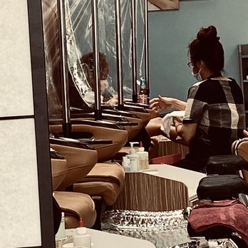 Palace Nails and Spa - My little 7 year old niece getting her manicure and pedicure. - Nail Salons Near Me - Antelope, California