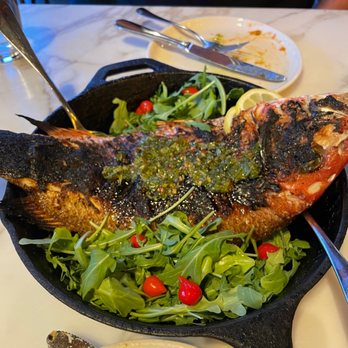 OvenBird - Whole roasted snapper with chimichurri - Tapas/Small Plates Near Me - Birmingham, Alabama OvenBird - Whole roasted snapper with chimichurri - Tapas/Small Plates Near Me - Birmingham, Alabama