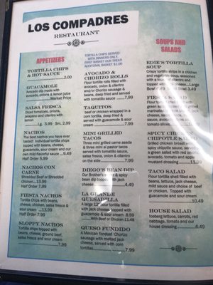 Menu photo 8 Los Compadres Mexican Restaurant Hayward, CA Menu photo 8 Los Compadres Mexican Restaurant Hayward, CA