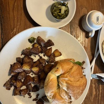 Hearth Cafe - Breakfast Sandwich with Chris P. Potatoes. - Breakfast & Brunch Near Me - Mansfield, Texas