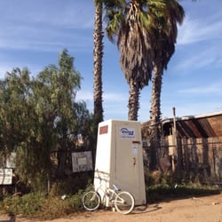 Richard J. Donovan Correctional Facility - A convict's getaway vehicle awaits outside the institution. Next to the TINY portable deuce facility.
