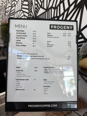 Menu photo 3 Progeny Coffee San Francisco, CA Menu photo 3 Progeny Coffee San Francisco, CA