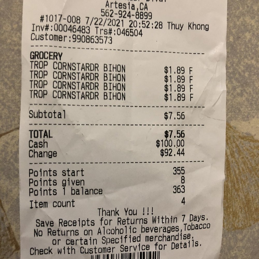 99 Ranch Market - what/where is the cashier's name? - Seafood Markets Near Me - Artesia, California 99 Ranch Market - what/where is the cashier's name? - Seafood Markets Near Me - Artesia, California
