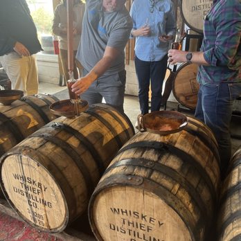 Whiskey Thief Distilling - More barrel pulls - Distilleries Near Me - Frankfort, Kentucky