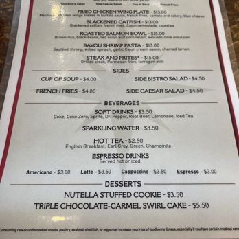 The Westside Bistro - Menu - New American Near Me - North Las Vegas, Nevada The Westside Bistro - Menu - New American Near Me - North Las Vegas, Nevada