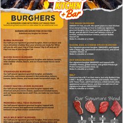 Bubba’s Kitchen & Bar - Menu