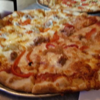 The Pie Plate Bakery & Cafe - My Kaptain - again, 2 pizzas had similar toppings, same price, but they would make halfsies. - Bakeries Near Me - Virgil, Ontario