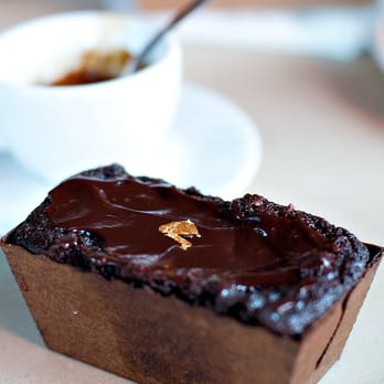 Forage - Mayan-spiced Chocolate Mini-cake with Muscavado Grenache - Salad Near Me - Los Angeles, California