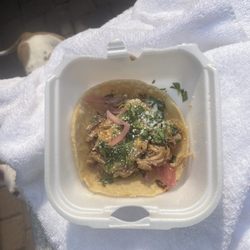 Westside Taco - Take out root beer carnita taco