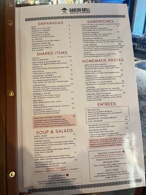 Menu photo 8 Gaucho Grill Argentine Steakhouse Pasadena, CA Menu photo 8 Gaucho Grill Argentine Steakhouse Pasadena, CA