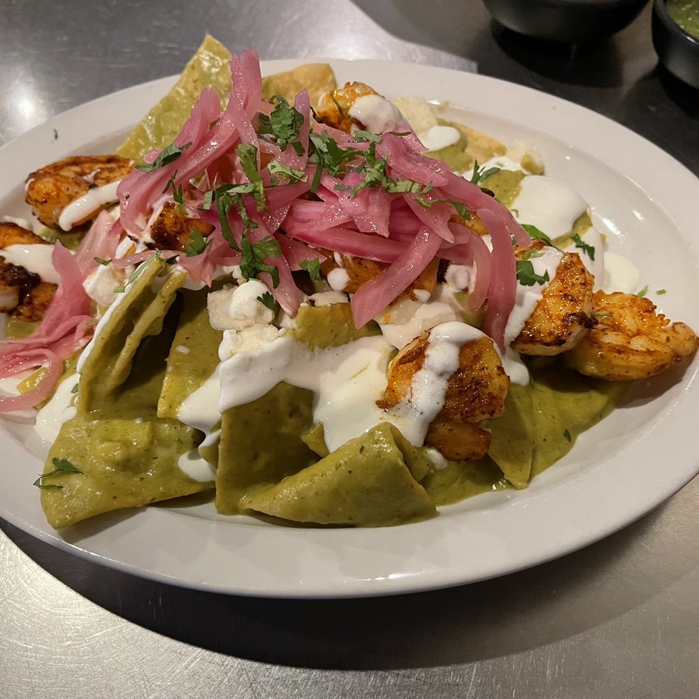 Sonora Grill - Blackened shrimp chilaquiles - Mexican Near Me - Ogden, Utah Sonora Grill - Blackened shrimp chilaquiles - Mexican Near Me - Ogden, Utah