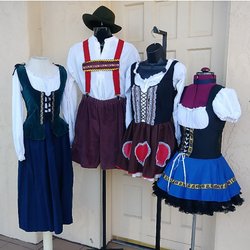Costume Annex and A Walk Thru Time Vintage - Bavarian Octoberfest costumes for rent.