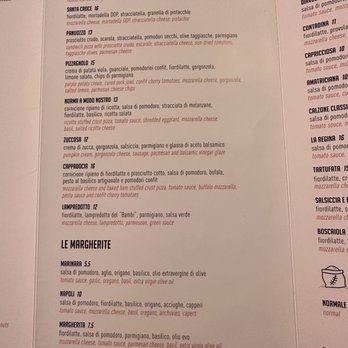 Pizzagnolo - Menu - Pizza Near Me - Florence, FI