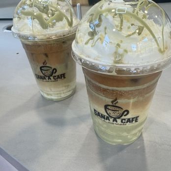 Sana'a Cafe - Pistachio Latte! - Coffee & Tea Near Me - Lake Forest, California Sana'a Cafe - Pistachio Latte! - Coffee & Tea Near Me - Lake Forest, California