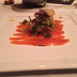 Salmon carpaccio with caviar Salmon carpaccio with caviar