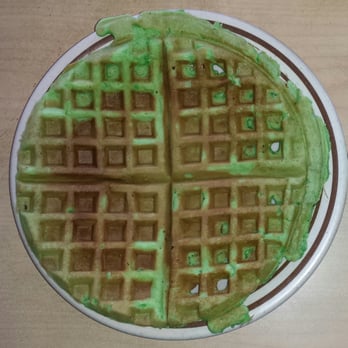 Pho Nguyen - Pandan Waffle - $1.50 (off-the-menu item) - Vietnamese Near Me - Milpitas, California