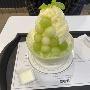 Oakobing - Mango Melon Bingsoo - Ice Cream & Frozen Yogurt Near Me - Pasadena, California Oakobing - Mango Melon Bingsoo - Ice Cream & Frozen Yogurt Near Me - Pasadena, California