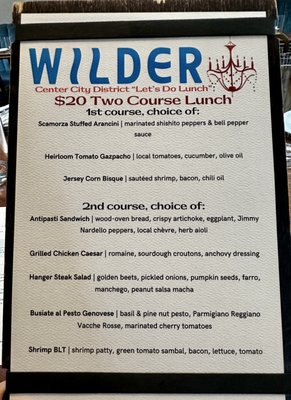 Menu photo 1 Wilder Philadelphia, PA Menu photo 1 Wilder Philadelphia, PA