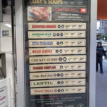 The Original Soupman - Menu - Soup Near Me - New York, New York The Original Soupman - Menu - Soup Near Me - New York, New York