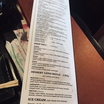 Kei Sushi - Back of the AYCE sushi menu - Sushi Bars Near Me - Reno, Nevada Kei Sushi - Back of the AYCE sushi menu - Sushi Bars Near Me - Reno, Nevada