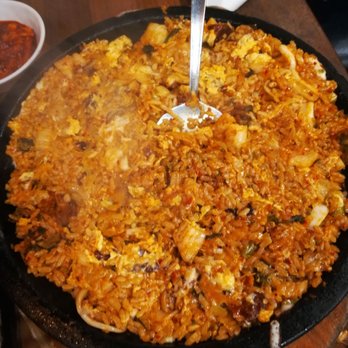 Five Senses - Seafood kimchi fried rice with egg - Korean Near Me - New York, New York
