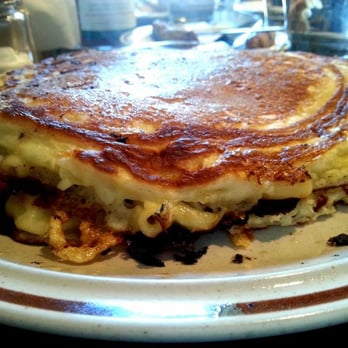 Lazy Jane's - Spicy Mac N Cheese Pancakes - good with or without syrup! - Bakeries Near Me - Madison, Wisconsin Lazy Jane's - Spicy Mac N Cheese Pancakes - good with or without syrup! - Bakeries Near Me - Madison, Wisconsin