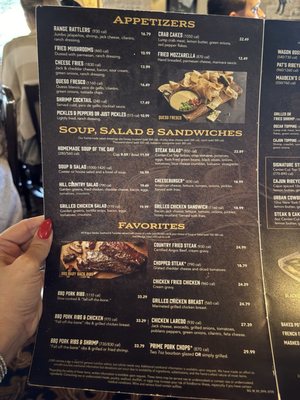 Menu photo 2 Saltgrass Steak House Laughlin, NV Menu photo 2 Saltgrass Steak House Laughlin, NV