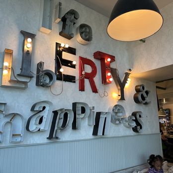 Liberty Kitchen & Oysterette - Signage when you walk in - New American Near Me - Houston, Texas Liberty Kitchen & Oysterette - Signage when you walk in - New American Near Me - Houston, Texas
