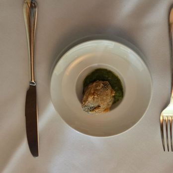 Tamarind - Little broccoli tempura with mint sauce - Indian Near Me - New York, New York Tamarind - Little broccoli tempura with mint sauce - Indian Near Me - New York, New York