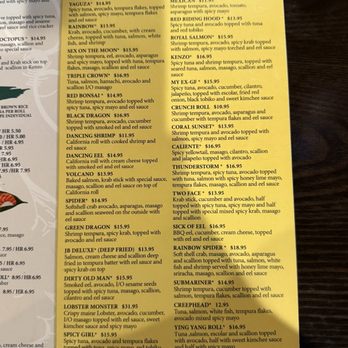 Kenzo Thai Sushi - Menu - Sushi Bars Near Me - Royal Palm Beach, Florida