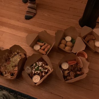 Kale My Name - Nachos, Greek Fries, Taquitos, Mac balls, buff cauliflower wings, and Empanadas. - Vegetarian Near Me - Chicago, Illinois Kale My Name - Nachos, Greek Fries, Taquitos, Mac balls, buff cauliflower wings, and Empanadas. - Vegetarian Near Me - Chicago, Illinois
