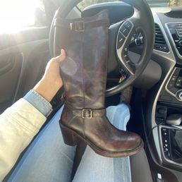 Leather boot looking brand new!