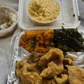 Soul Boat - In this picture you can see the Mac and the rice and gravy... - Soul Food Near Me - Catonsville, Maryland Soul Boat - In this picture you can see the Mac and the rice and gravy... - Soul Food Near Me - Catonsville, Maryland