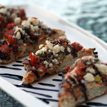 7 Lounge Restobar - three slices of pizza on a plate - Mediterranean Near Me - Vaughan, Ontario 7 Lounge Restobar - three slices of pizza on a plate - Mediterranean Near Me - Vaughan, Ontario