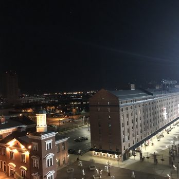 Hilton Baltimore Inner Harbor - Balcony view from room facing the ballpark - Hotels Near Me - Baltimore, Maryland Hilton Baltimore Inner Harbor - Balcony view from room facing the ballpark - Hotels Near Me - Baltimore, Maryland