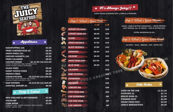 Menu photo 1 The Juicy Seafood Longmont, CO Menu photo 1 The Juicy Seafood Longmont, CO