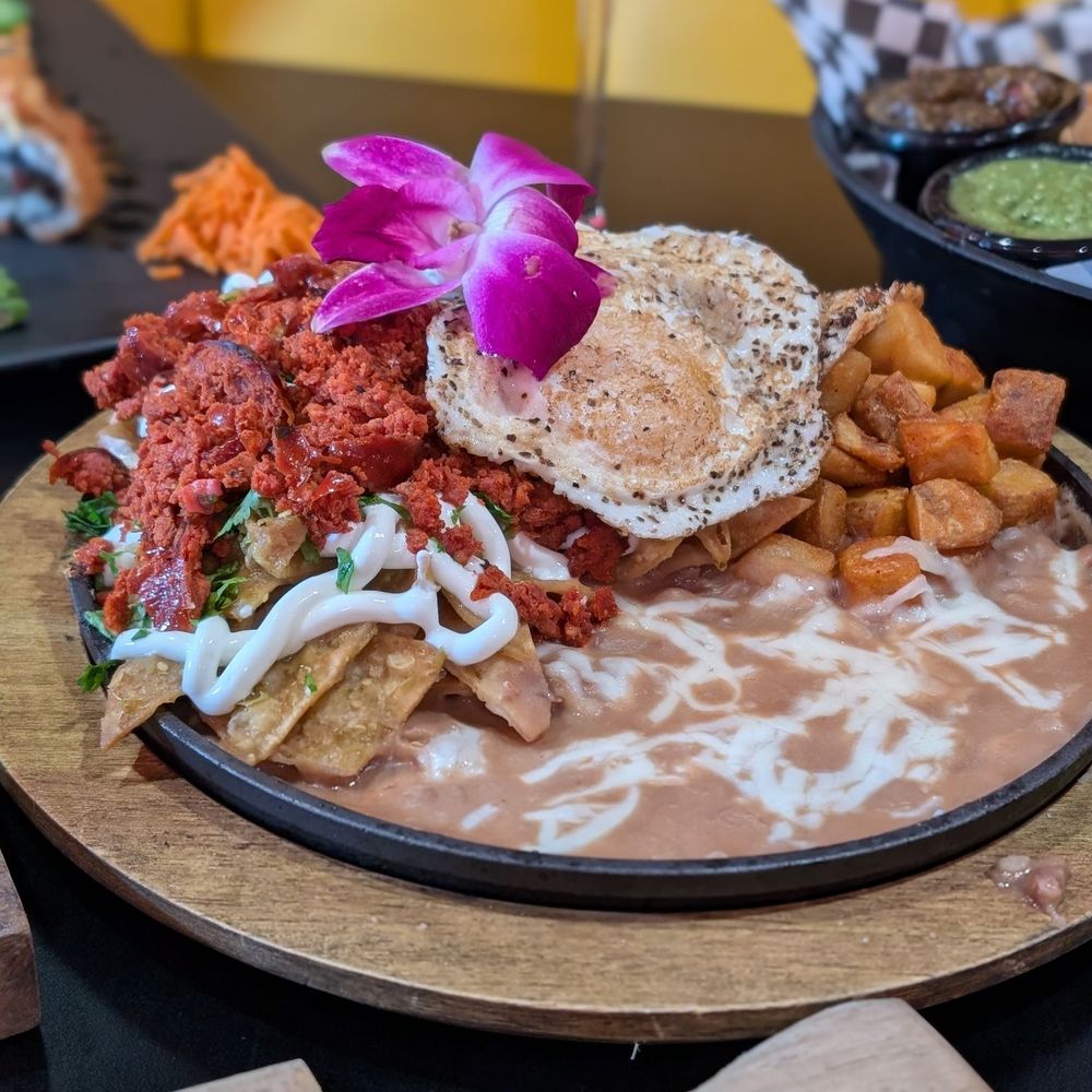 El Barbas Restaurant & Bar - Longaniza Chillaquiles - Sushi Bars Near Me - Vallejo, California
