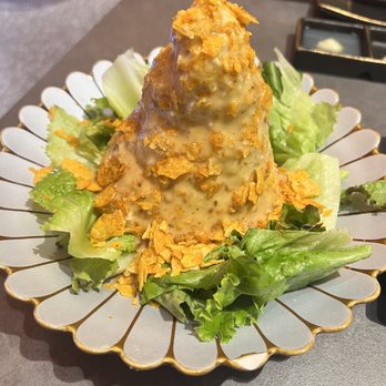 Y Space BBQ - Volcano potato salad is yummy. - Barbeque Near Me - Flushing, New York