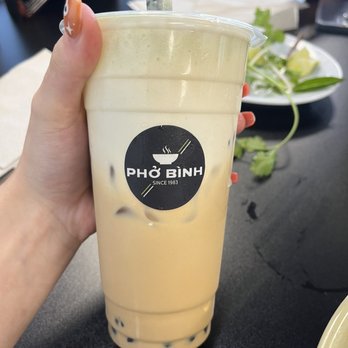 Pho Binh - Iced pumpkin cheesecake coffee (I'm obsessed) - Vietnamese Near Me - Katy, Texas