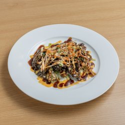 Steam Panda - Salmon skin salads
