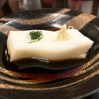 Yoshitsune Restaurant - Soybean milk tofu - wave pattern - Japanese Near Me - Honolulu, Hawaii