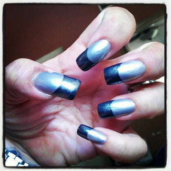 Angel Nails & Spa - Two tone French mani - Nail Salons Near Me - Corpus Christi, Texas